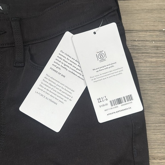 Athleta | Flex kick flare jean in black Size 2Tall New With Tags - Picture 6 of 14